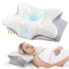 O1CN01cZCcYh2I9Lxqi6h4t_!!2816569243-0-cib.jpg_ New Ergonomic Memory Foam Pillow: Slow-Rebound Neck Support Pillow, Butterfly-Shaped Side Sleeping Pillow, Pressure-Relieving Neck Support, Medium-High Pillow