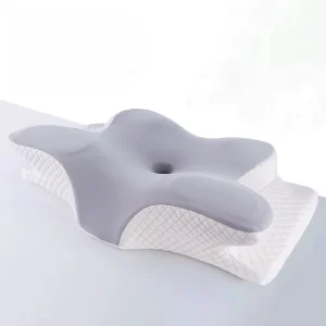 Neck Support Pillow, Memory Foam Pillow, Slow-Rebound, Ergonomic Pillow, Designed for Side and Back Sleepers