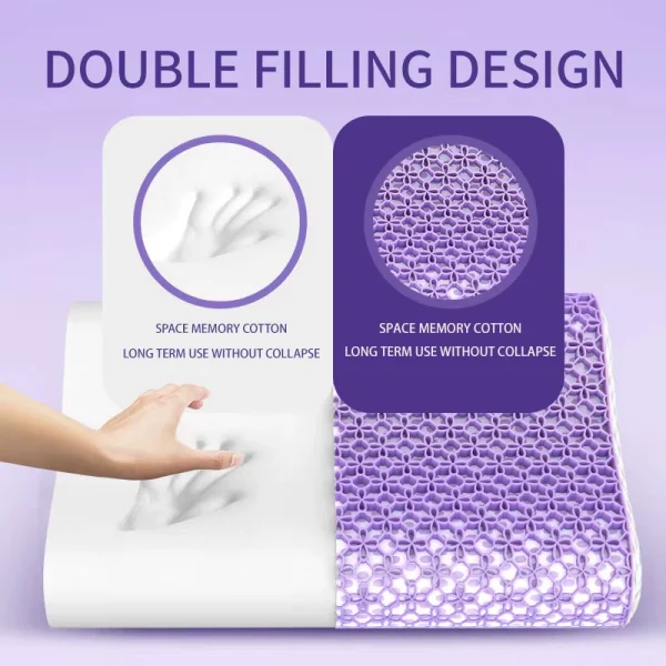 Wholesale Neck Friend Purple TPE Air Pillow - Neck Pillow for Sleep, Breathable, Soft, for Home Use