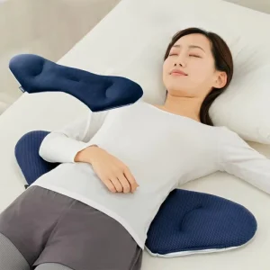 Wholesale Heated Memory Foam Lumbar Pillow, Constant Temperature Heat Therapy Waist Cushion for Bed & Office Use