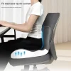 Memory Foam Slow-Rebound One-Piece Seat and Backrest Cushion for Student and Office Chairs