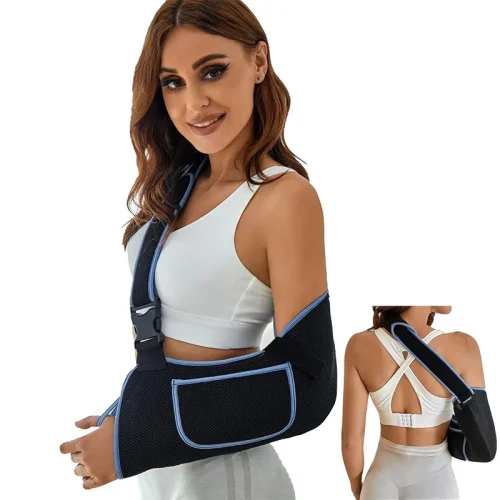 Arm Sling, Shoulder Stabilizer, Rotating Cuff Support Brace, Comfortable Shoulder Support - Wholesalepillows