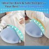 Lumbar Pillow: Relief for Lower Back Pain, Wedge-Shaped Cushion, Memory Foam, Lumbar Support, Ergonomic Design