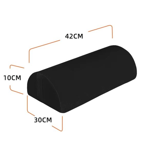 O1CN01fyP3kp1s7MEaF6R4Q_!!2220254235719-0-cib Foot Pillow: A footrest that fits under your desk to support and relax your ankles. Memory foam foot pillow, black.