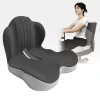Memory Foam Slow-Rebound One-Piece Seat and Backrest Cushion for Student and Office Chairs
