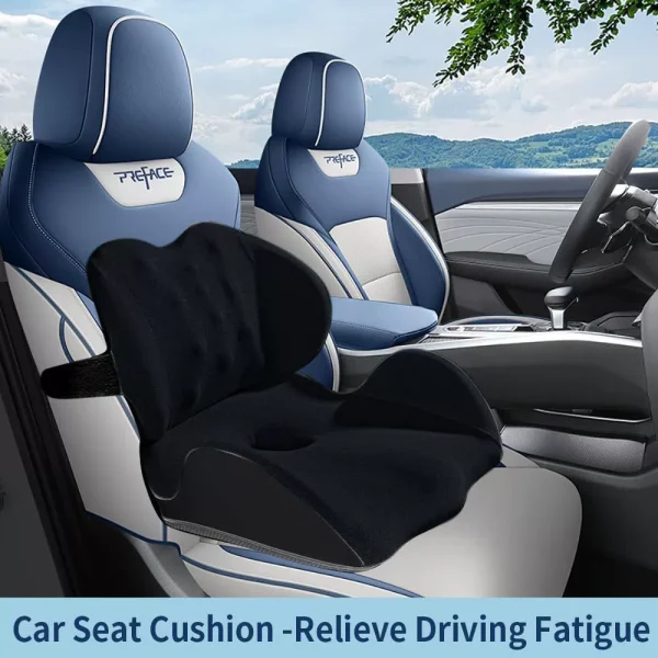 Memory Foam Lumbar Support Pillow, Seat Cushion, Lumbar Support Cushion, Seat Backrest, Office Chair Cushion, Car Seat Cushion, Home Use