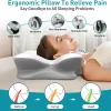 Ergonomic Side-Sleeping Pillow with Neck Support, Memory Foam, for Home Use, Adults