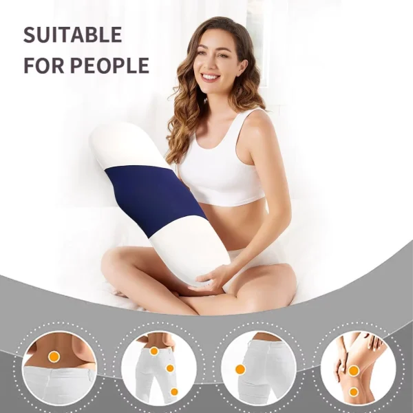 Lumbar Pillow: Ergonomic Memory Foam Sleep Pillow with Removable Cover