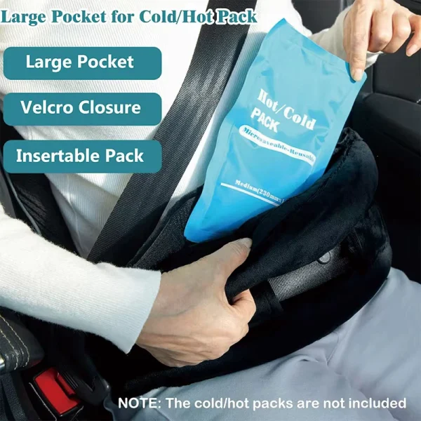O1CN01icMRqS1s7MEaccppb_!!2220254235719-0-cib.jpg_ Therapeutic Pillow, Abdominal Support Pillow, Pillow Cover, Post-Surgery Safety Pillow, Protective Pad, Black - Wholesale Pillow