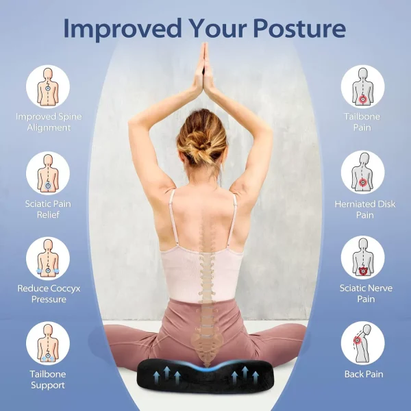 O1CN01ifQQ3S2I9LuWGVMPH_!!2816569243-0-cib.jpg_ Donut-shaped cushion for post-surgery sitting position; specialized cushion for hemorrhoids; relief for tailbone pain; office chair cushion