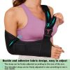 Breathable medical sling with shoulder pads for arms and shoulders, unisex swivel cuffs, wholesale pillow