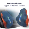 Memory Foam Lumbar Support: Office Lumbar Cushion—Removable and Washable, Core Support Cushion