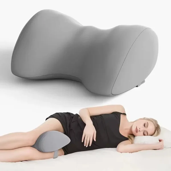 Non-sagging memory foam leg pillow designed for side and back sleepers to relieve pressure on the hips, knees, and joints wholesale