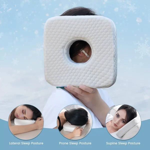 O1CN01jx2wTS2I9LsxQYXNB_!!2816569243-0-cib.jpg_ Cross-border Bestseller: Amazon Memory Foam Pillow with Ear Holes – Square Ear Pillow, Sofa Ear Pillow, Side-Sleeping Ear Pillow