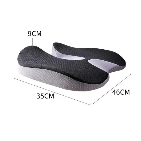 Seat Cushion, Memory Foam Cushion, Buttock Support, Hemorrhoids, Prolonged Sitting, Pregnant Women, Office Chair Cushion, Students, Breathable, Butt-Shaping Cushion