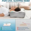 Memory Foam Neck Support Pillow: Ergonomic Orthopedic Support for the Neck and Back