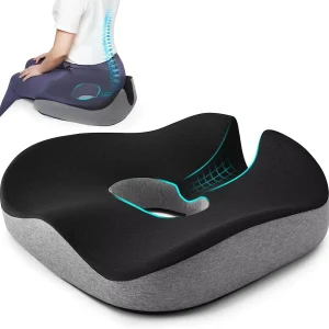 All-Season Memory Foam Office Seat Cushion for Prolonged Sitting, Thickened Coccyx Cushion for Students, Wholesale for Cars