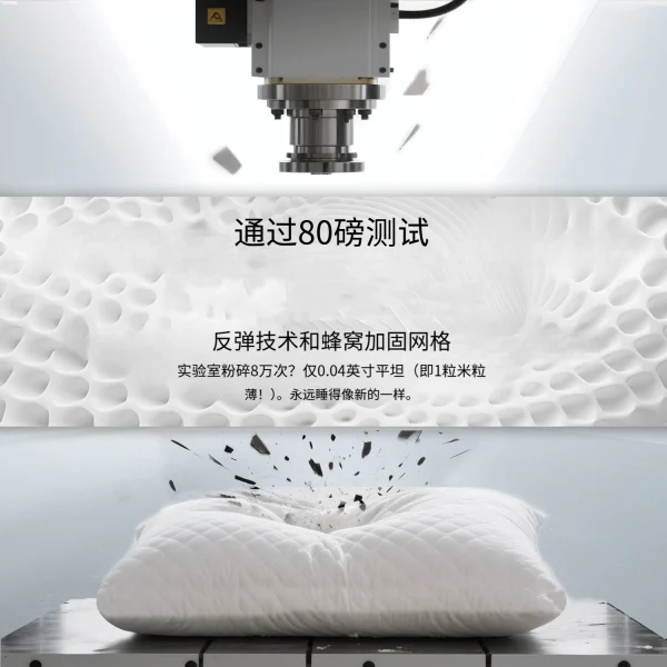 O1CN01mgPgsq2I9LvAc7FHk_!!2816569243-0-cib.jpg_ Ergonomic Cervical Memory Foam Pillow with Cooling Fabric, 2 Height Zones Support Pillow for Neck & Shoulder Pain Relief