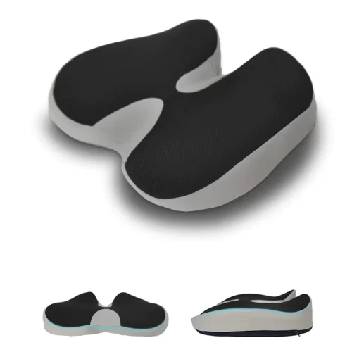 Memory Foam Seat Cushion: Non-Slip Memory Foam Cushion for Coccyx Comfort – Car Seat Cushion