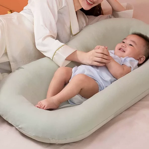 O1CN01nqokNF2I9Lt13ppNo_!!2816569243-0-cib.jpg_ Newborn Crib: Anti-Flat Head, 0-3 Years, Anti-Spit-Up, Baby Crib, Anti-Crush, Portable Sleeping Nest