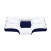 Low-profile pillow for neck support, designed to protect the cervical spine; ultra-thin, soft, and flat pillow core; specifically designed for adults for home use and sleep