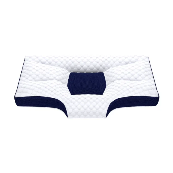 Low-profile pillow for neck support, designed to protect the cervical spine; ultra-thin, soft, and flat pillow core; specifically designed for adults for home use and sleep