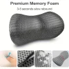 Office Chair Lumbar Cushion, Memory Foam Lumbar Support, Car Lumbar Support, Ergonomic Backrest, Car Headrest Cushion
