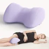 Non-sagging memory foam leg pillow designed for side and back sleepers to relieve pressure on the hips, knees, and joints wholesale