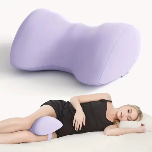 Non-sagging memory foam leg pillow designed for side and back sleepers to relieve pressure on the hips, knees, and joints wholesale
