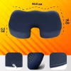 Memory Foam Seat Cushion: Designed to Prevent Hemorrhoids—Ideal for Office Chairs and Car Seats