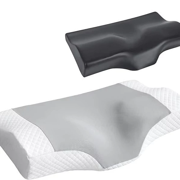 O1CN01qJnZef1s7MEhoxwhx_!!2220254235719-0-cib.jpg_ Factory-made memory foam neck pillow designed to relieve back pain; ergonomically designed neck pillow