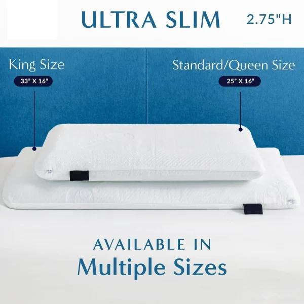 O1CN01qrB6uJ2I9Lvyef14S_!!2816569243-0-cib.jpg_ Ultra-thin Memory Foam Pillow for Cervical Alignment and Deep Sleep – Lightweight Cervical Support Pillow, White