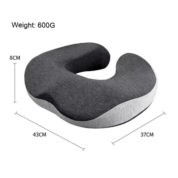 Memory Foam Seat Cushion: Breathable Cushion for Long Hours of Sitting at the Office