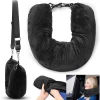 O1CN01rhZOde2I9LtoTa2ym_!!2816569243-0-cib.jpg_ New Cross-Border Travel Pillow: Fillable with Clothing or Luggage, Soft Plush Filling, Multifunctional U-Shaped Pillow with Pillowcase
