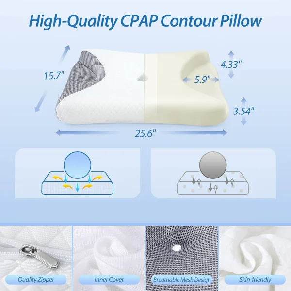 O1CN01sCnDKu2I9LssyL5tB_!!2816569243-0-cib.jpg_ New Cross-Border Product: Amazon Butterfly-Shaped Pillow, Neck Support Pillow, Memory Foam Pillow, Slow-Rebound Pillow, Hotel-Grade Zero-Pressure Pillow Insert, Neck Pillow