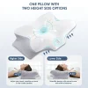 O1CN01t4tD6l2I9LxrVDiKg_!!2816569243-0-cib.jpg_ New Ergonomic Memory Foam Pillow: Slow-Rebound Neck Support Pillow, Butterfly-Shaped Side Sleeping Pillow, Pressure-Relieving Neck Support, Medium-High Pillow