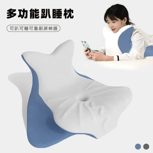 Multifunctional Sunflower Bed Pillow: Perfect for Prone Sleeping and Resting, with Neck Support—Ideal for Night Owls Who Use Their Phones While Lying on Their Stomach