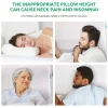 Manufacturer's Space Memory Foam Wave Pillow, Slow Rebound, Adult Pillow, Wave-Shaped Pillow, Cervical Support Pillow, Single Size