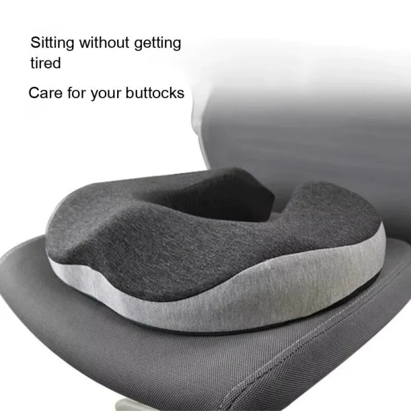 Memory Foam Seat Cushion: Breathable Cushion for Long Hours of Sitting at the Office
