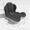 Memory Foam Slow-Rebound One-Piece Seat and Backrest Cushion for Student and Office Chairs