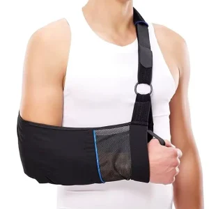 Memory Foam Lumbar Support with Adjustable Shoulder Straps for Relieving Lower Back Pain—Black (for Car and Office Chairs)