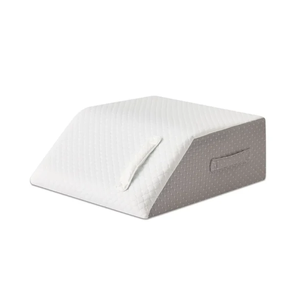 O1CN01wqJQEz2I9LtSo4bc3_!!2816569243-0-cib.jpg_ Inclined Premium Memory Foam Knee Wedge Pillow for Leg Elevation and Better Sleep; Bedside Cushion with Removable Pillowcase