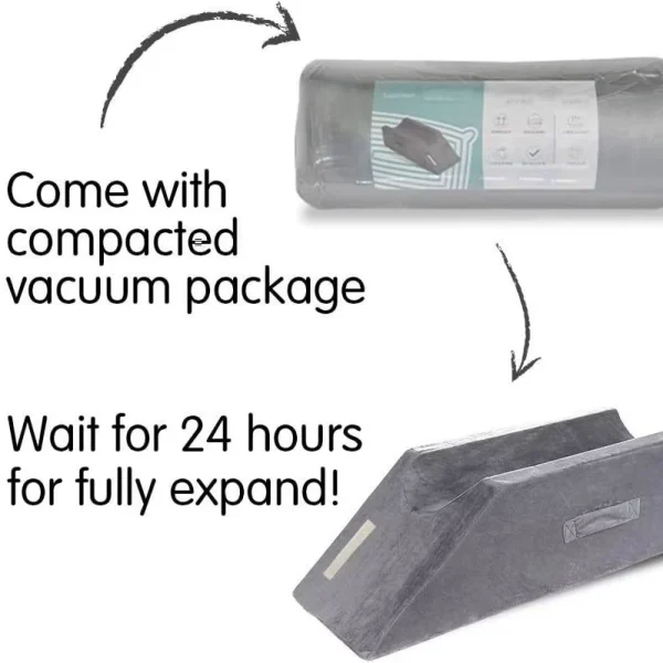 O1CN01ww0pTh1s7MEhA3X6z_!!2220254235719-0-cib.jpg_ Post-surgery leg-elevating memory foam pillow; leg-elevating knee wedge pillow for relief of knee, hip, and ankle joints; leg pillow