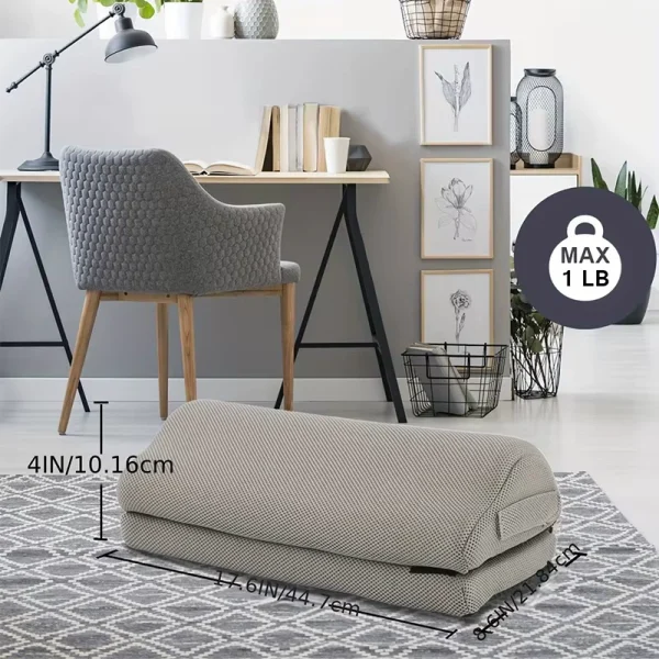 Adjustable Memory Foam Footrest for Under the Desk—Perfect for Working at Your Desk