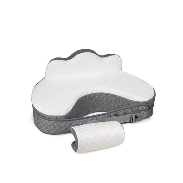 bd Multifunctional Slow-Rebound Space Memory Foam Pillow for Pregnant Women, Breastfeeding, Baby Feeding, and Baby's First Sitting Support; Helps Prevent Spitting Up and Spilled Milk