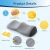 主图01 Leg Pillow, Leg Rest, Two-Tone Memory Foam Pillow, Pregnancy Leg Elevator, Bed Leg Rest, Knee Pillow, Sleeping Leg Pillow