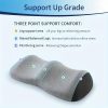主图03 Leg Pillow, Leg Rest, Two-Tone Memory Foam Pillow, Pregnancy Leg Elevator, Bed Leg Rest, Knee Pillow, Sleeping Leg Pillow