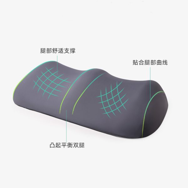 Jingmai Curved Leg Rest Pillow: Elevates the lower limbs for the elderly; serves as a footrest, knee pillow, or body pillow for pregnant women; the ultimate foot-elevating tool