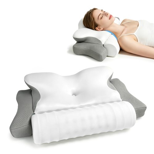 画板 1 Cross-border Butterfly-Shaped Memory Foam Pillow, Slow-Rebound, Hotel-Grade, Zero-Pressure, Neck-Supporting, Bio-Mechanical Pillow Core