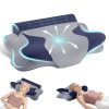 画板 1 The new Butterfly Wing Deep Sleep Memory Foam Pillow is designed to provide neck support and features slow-recovery memory foam that retains its shape.